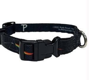 NEW Pink Floyd Prisms Logo Dog Collar MEDIUM M 13.5"-22" Polyester Perris Pet